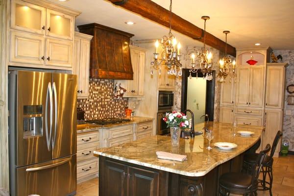 Gorgeous kitchen  H A Construction did to a home in Nixa Mo.