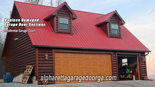 garage door sections