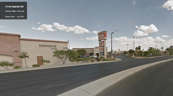 Inside Smiths shopping center off Flamingo and Fort Apache. Inside Envogue Salon