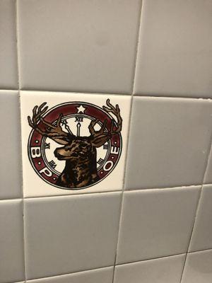 Beautiful tile work in the bathroom