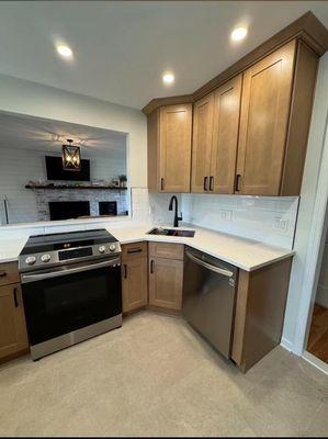 Newly finished kitchen