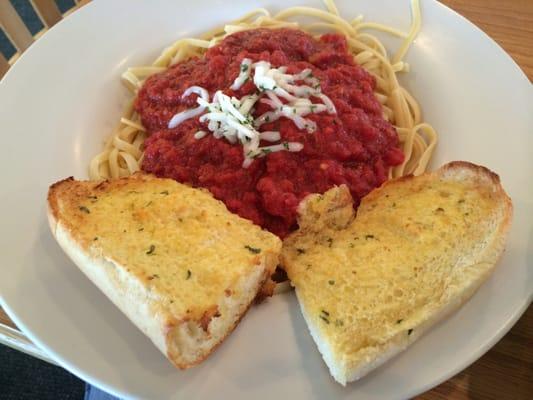 Linguini with marinara!