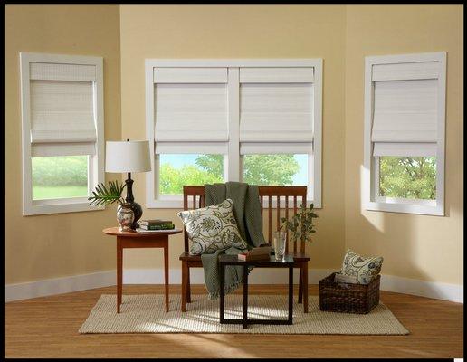 Cordless Woven Wood Shades