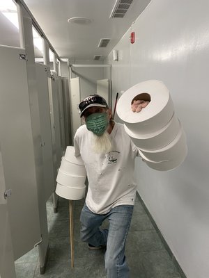 Toilet paper  man