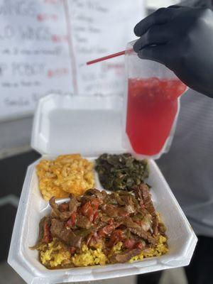 PEPPER STEAK PLATE 
KOOL-AID