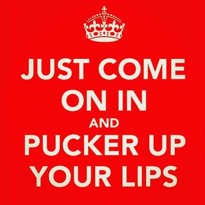 Pucker up your lips!