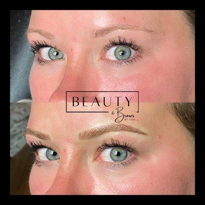 Microblading with shading