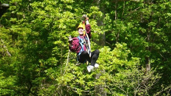 Coasting through life one zip-line at a time