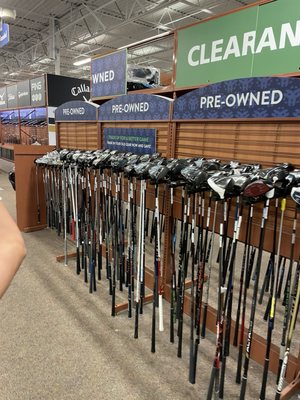 Pre owned clubs