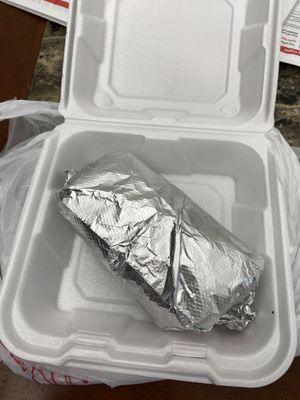 Carne asada burrito!