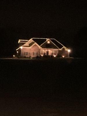 Holiday lighting installation by Thin Red Line Clarksville Tn