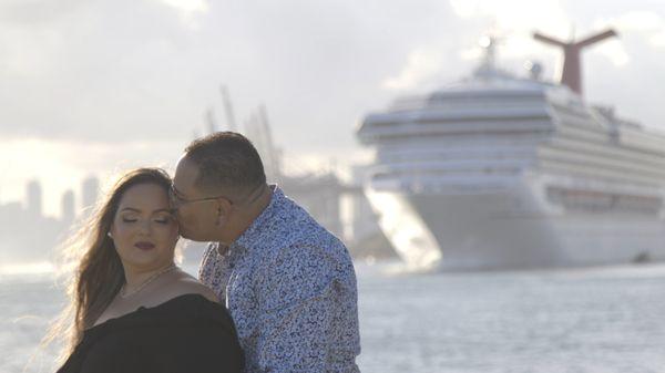 Engagement photos. Miami Beach, FL