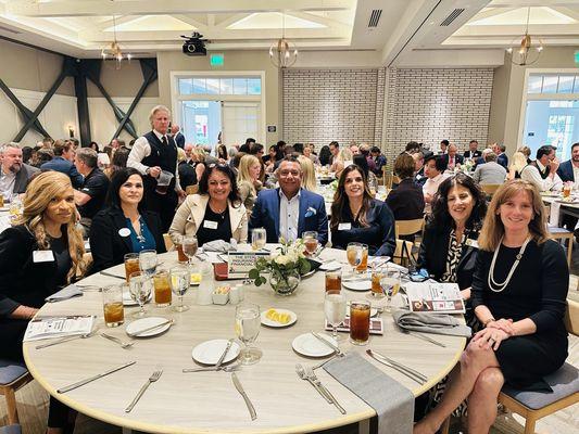 Scholarship Awards Dinner, agency was a table sponsor in support of our school districts in Newport Beach