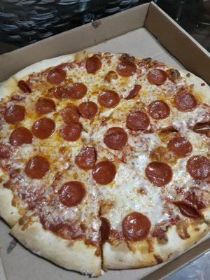 Pepperoni pizza