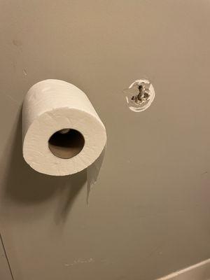 Toilet paper holder broken