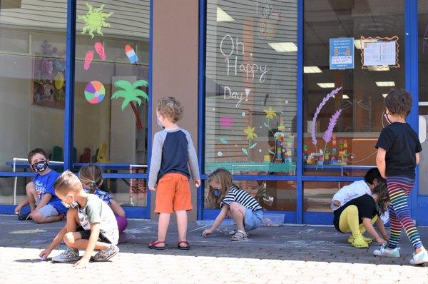 Outdoor Chalk Play