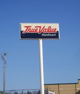 Exterior Sign for Lakeland True Value in Manitowish Waters, WI