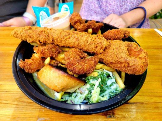 Fish & Shrimps $14.25 (07/01/21). @PacificoCF1 #NorthHollywood #FoodTruck #Seafood #Fish #FoodPorn