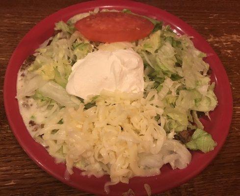 Taco Salad. Without the shell.