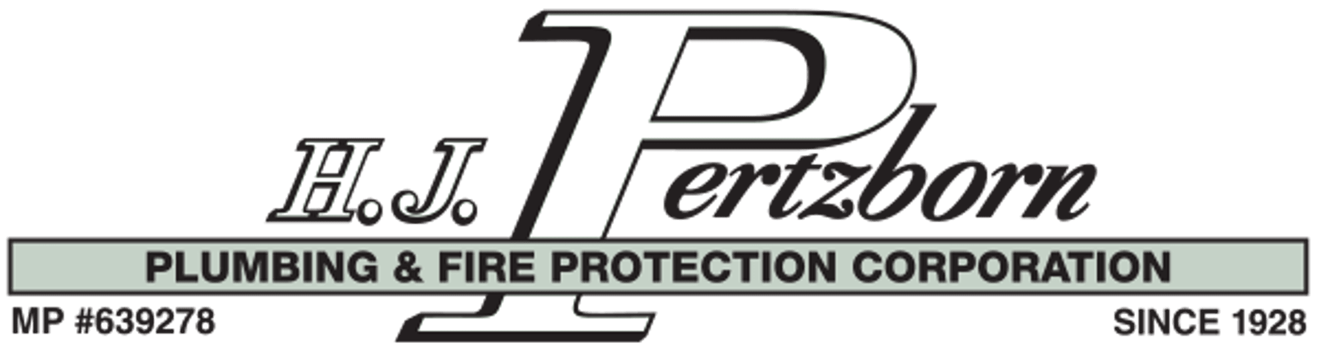 H.J. Pertzborn Plumbing and Fire Protection Corporation.