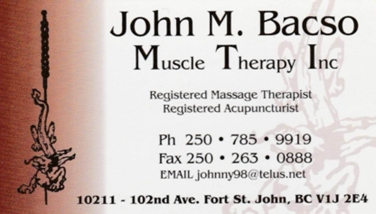 Bacso John M Muscle Therapy Inc