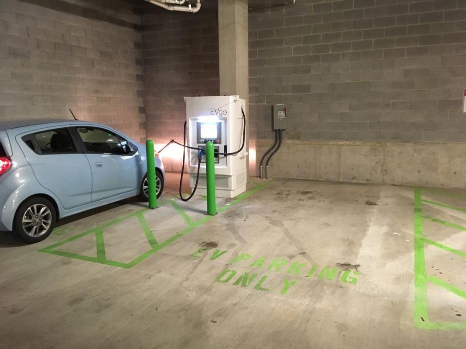 EVgo Car Charging Station