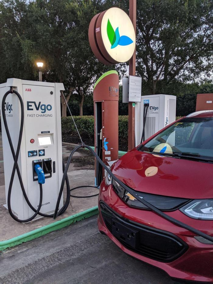 EVgo Car Charging Station