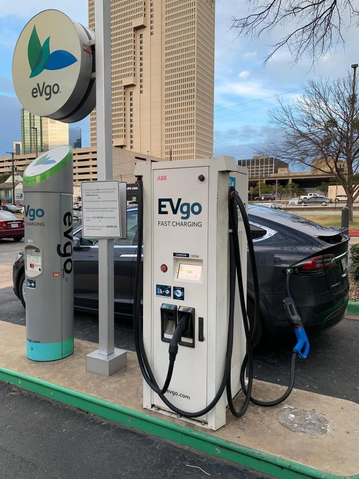 EVgo Car Charging Station