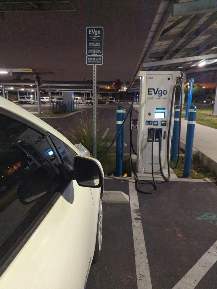 EVgo Car Charging Station