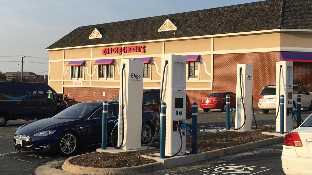 EVgo Car Charging Station