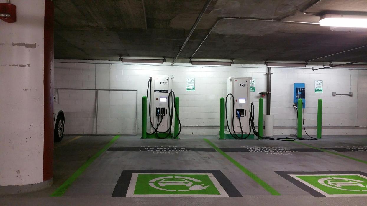 EVgo Car Charging Station