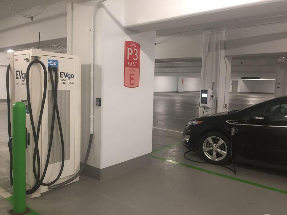 EVgo Car Charging Station