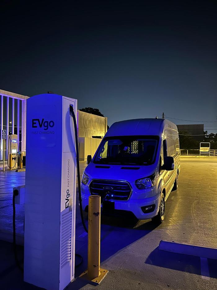 EVgo Car Charging Station