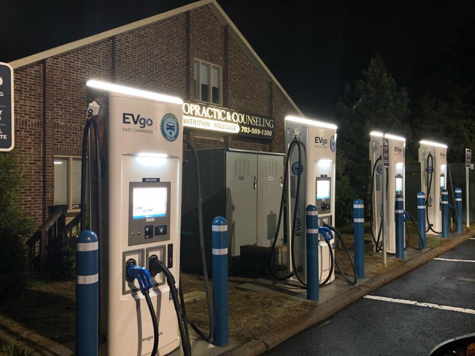 EVgo Car Charging Station