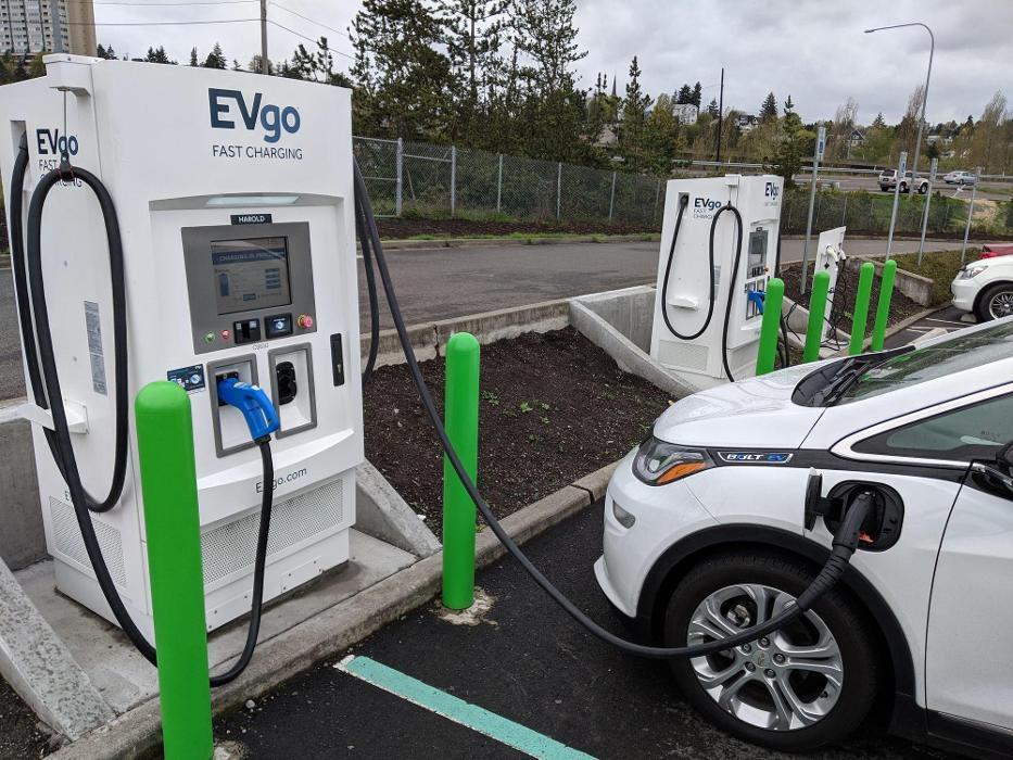 EVgo Car Charging Station