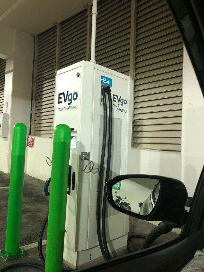 EVgo Car Charging Station